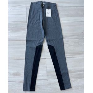 Never worn gray and black leggings